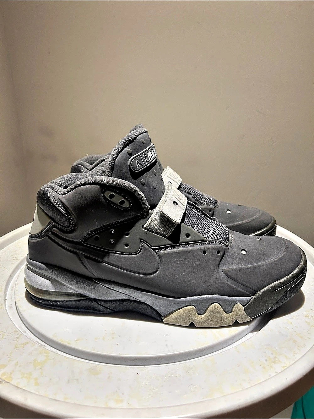 Nike Air Max CB34 Wolf Grey Black High-Top Sneakers